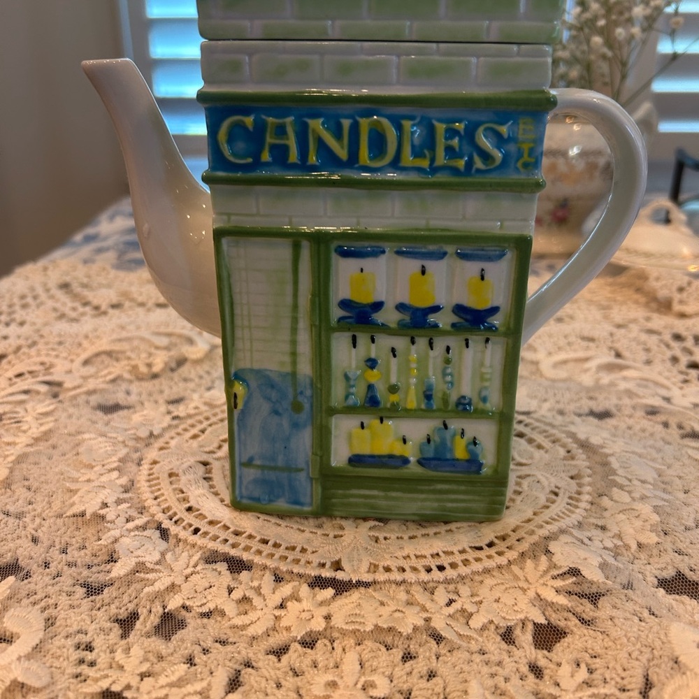 Vintage Storefront Teapot